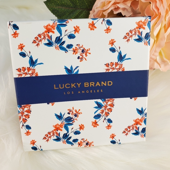 LUCKY BRAND GOLD TONE EARRINGS NEW - Picture 7 of 8